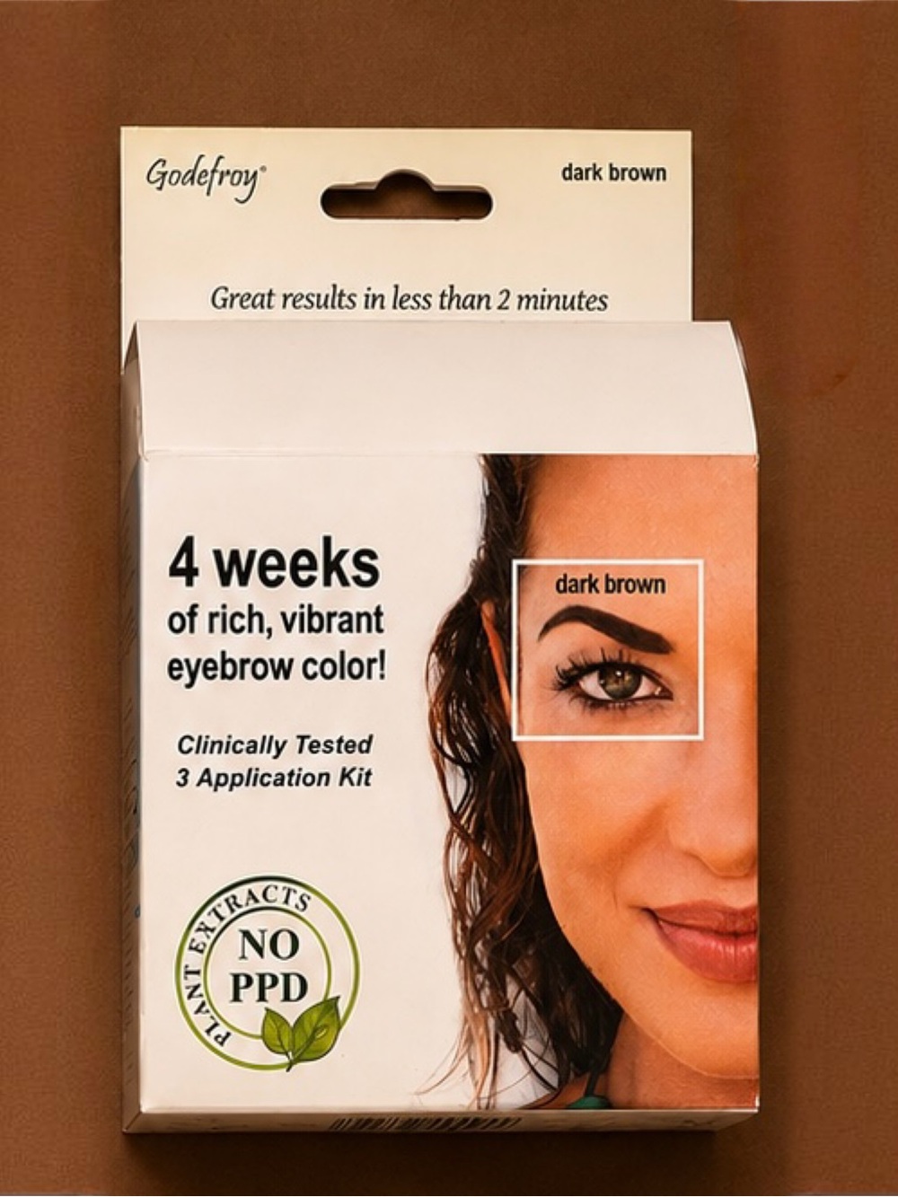 Dark Brown 4-Week Eyebrow Color Kit